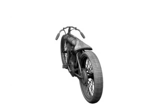 indian boardtrack racer 1920 3D Model