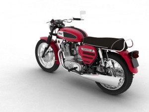 bsa rocket 3 1969 3D Модель