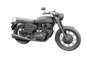 fus&eacute;e bsa 3 1969 Modèle 3D