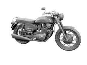 fus&eacute;e bsa 3 1969 Modèle 3D