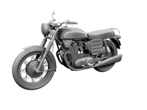 bsa rocket 3 1969 3D Модель