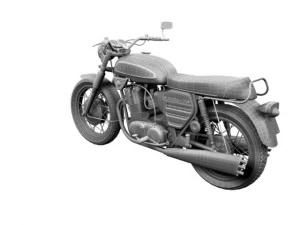 fus&eacute;e bsa 3 1969 Modèle 3D