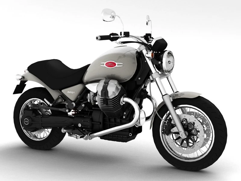 moto guzzi bellagio 2014 3D Model .c4d .max .obj .3ds .fbx .stl .blend 