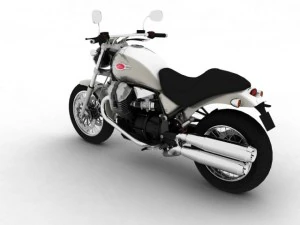 moto guzzi bellagio 2014 3D Model
