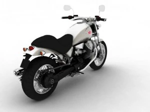 moto guzzi bellagio 2014 3D Model