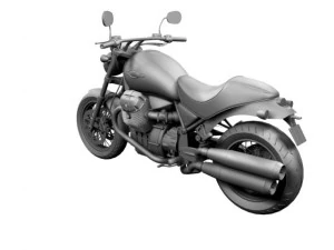 moto guzzi bellagio 2014 3D Model