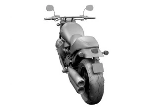 moto guzzi bellagio 2014 3D Model