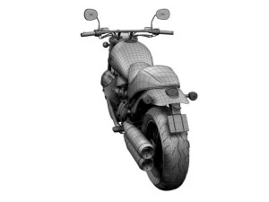 moto guzzi bellagio 2014 3D Model