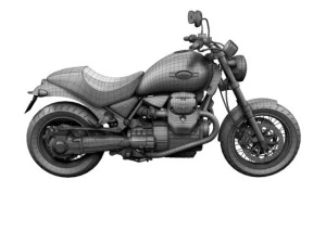 moto guzzi bellagio 2014 3D Model