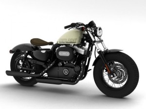 harleydavidson xl1200 sportster fortyeight 2014 3D मॉडल