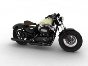 harleydavidson xl1200 sportster fortyeight 2014 3D Model