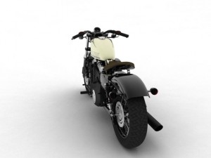 harleydavidson xl1200 sportster fortyeight 2014 3D Model