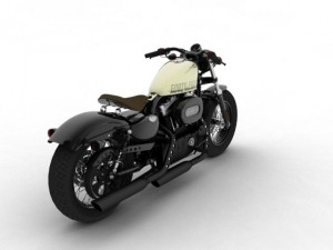 harleydavidson xl1200 sportster fortyeight 2014 3D Model