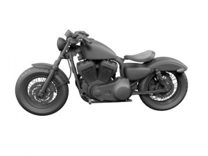 harleydavidson xl1200 sportster fortyeight 2014 3D Model