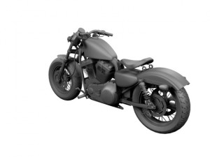 harleydavidson xl1200 sportster fortyeight 2014 3D Model