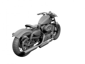harleydavidson xl1200 sportster fortyeight 2014 3D Model