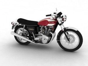 triumph t160 trident 1975 Modèle 3D