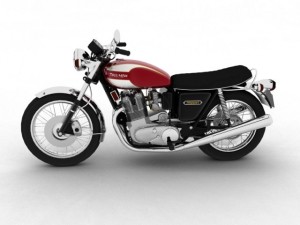 triumph t160 trident 1975 Modèle 3D