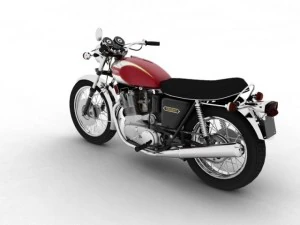 triumph t160 trident 1975 3D Model