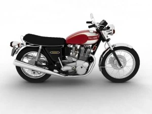 triumph t160 trident 1975 3D Model