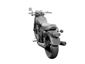 triumph t160 trident 1975 3D Model