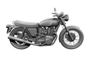 triumph t160 trident 1975 3D Model