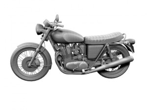 triumph t160 trident 1975 Modèle 3D