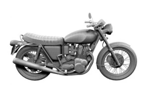 triumph t160 trident 1975 3D Model