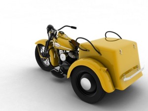 harleydavidson servicar 1942 3Dモデル