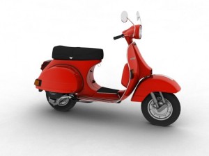 piaggio vespa p125x 1978 Modelo 3D