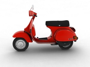 piaggio vespa p125x 1978 Modelo 3D