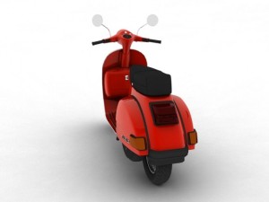 piaggio vespa p125x 1978 Modelo 3D