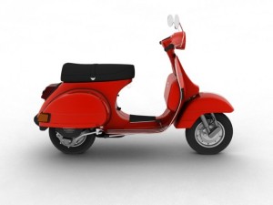 piaggio vespa p125x 1978 Modelo 3D