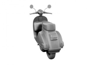 piaggio vespa p125x 1978 Modelo 3D