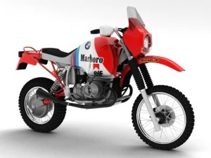 BMW GS980R Dakar 1985 3D Modell