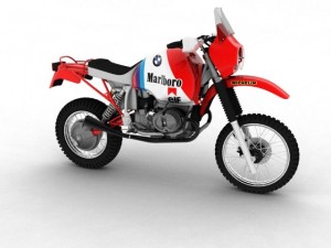 bmw gs980r dakar 1985 3D-Modell
