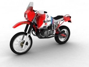 bmw gs980r dakar 1985 3D-Modell
