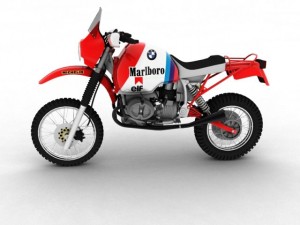 bmw gs980r dakar 1985 3D-Modell