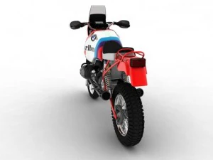 bmw gs980r dakar 1985 3D Model