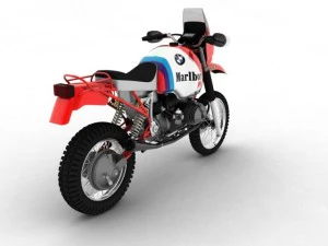 bmw gs980r dakar 1985 3D Model