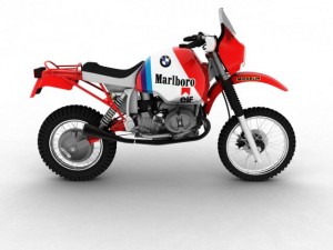 bmw gs980r dakar 1985 3D-Modell