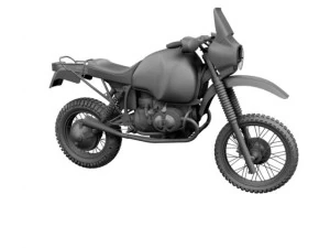 bmw gs980r dakar 1985 3D Model