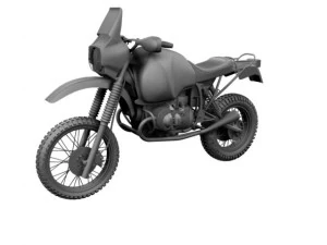 bmw gs980r dakar 1985 3D Model