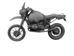 bmw gs980r dakar 1985 3D-Modell