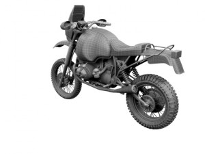 bmw gs980r dakar 1985 3D-Modell