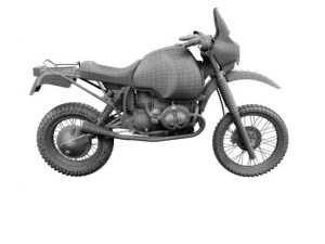 bmw gs980r dakar 1985 3D Model