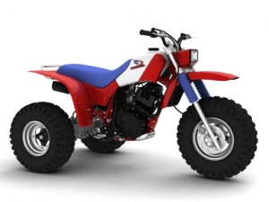 honda atc200x 1984 3D Model