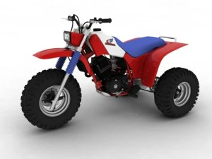 honda atc200x 1984 3D Model