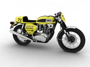 bsa rocket 3 racer 1969 3D Model