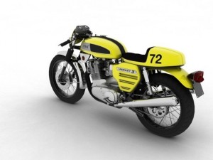 bsa rocket 3 racer 1969 3D Model